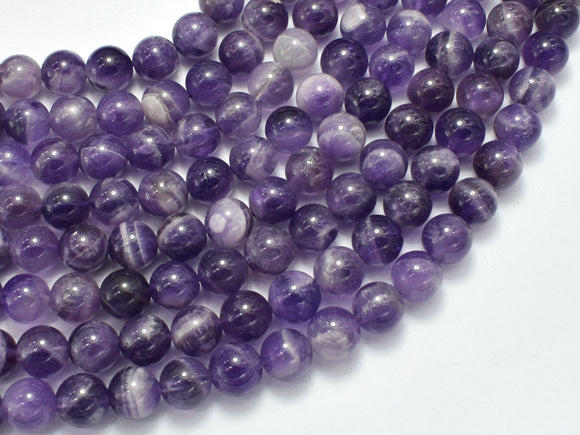 Amethyst Beads, 8mm (8.5mm) Round Beads-BeadBasic