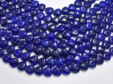 Jade - Blue 12mm Heart Beads, 15 Inch-BeadBasic