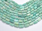 Amazonite 7x12mm Faceted Tube-BeadBasic