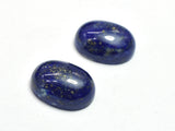Lapis Lazuli Cabochon, 9x12mm Oval, 2pieces-BeadBasic