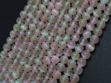 Selenite - Peach & Yellow, 6mm (6.5mm)-BeadBasic