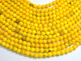 Jade - Yellow, 6mm Round-BeadBasic