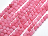 Matte Jade - Pink, 6mm Round-BeadBasic