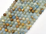 Blue Calcite 6mm (6.5mm) Round-BeadBasic