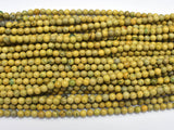 Green Muscovite 4mm Round Beads, 15 Inch-BeadBasic