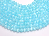 Selenite - Blue, 6mm (6.5mm) Round-BeadBasic