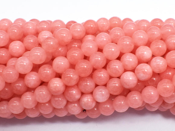 Jade - Salmon Pink, 6mm Round