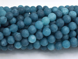 Matte Jade - Blue, 6mm Round-BeadBasic