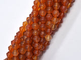 Carnelian-Orange 8mm Bell Beads, 14 Inch-BeadBasic