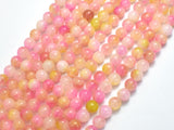 Jade - Pink & Yellow, 6mm Round-BeadBasic