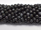 Indigo Gabbro 6mm Round Beads, 15 Inch-BeadBasic