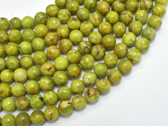 Green Opal 8mm Round Beads, 15.5 Inch