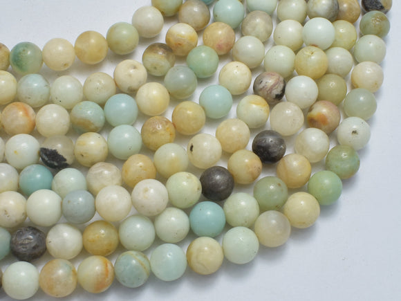 Amazonite Beads, 8mm, Round Beads-BeadBasic