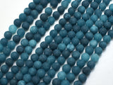 Matte Jade - Blue, 6mm Round-BeadBasic
