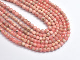 Rhodochrosite, 4mm Round Beads