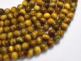 Golden Tiger Eye, 8mm (8.5mm) Round-BeadBasic