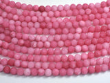 Matte Jade - Pink, 6mm Round-BeadBasic