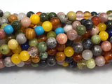 Mixed Stone, 6mm Round Beads-BeadBasic