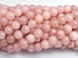 Jade - Rose Pink, 8mm (8.5mm) Round-BeadBasic