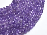 Amethyst, 6mm (6.4mm) Round-BeadBasic