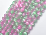 Selenite - Green & Purple, 8mm (8.5mm)-BeadBasic