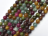 Jade - Tourmaline Color 8mm Round-BeadBasic