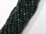 Moss Agate Beads, 4mm (4.5mm) Round Beads-BeadBasic