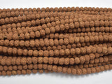 Rudraksha Beads, 6x8mm Rondelle Beads