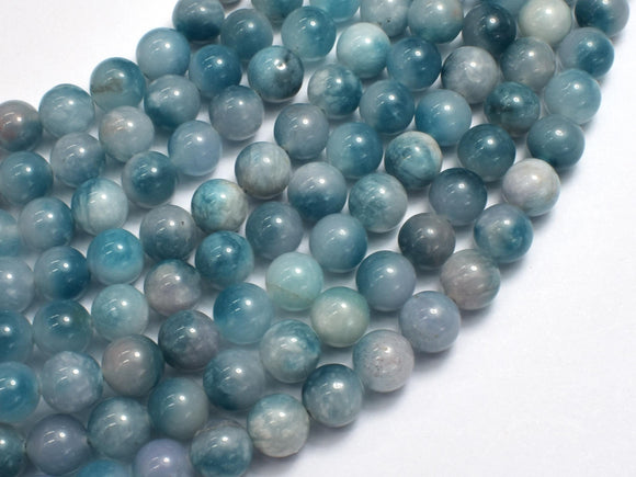 Jade - Blue & White, 8mm Round