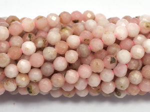 Pink Opal Beads, 3.4mm Micro Faceted-BeadBasic