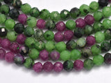 Ruby Zoisite 3mm Micro Faceted Round-BeadBasic
