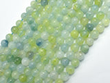 Jade - Light Green & Blue 6mm Round-BeadBasic