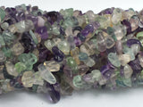 Fluorite Beads, Rainbow Fluorite, 4-10mm Chips Beads-BeadBasic