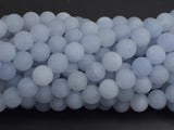 Matte Jade - Light Blue, 8mm Round-BeadBasic