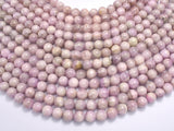 Kunzite Beads, 8mm Round Beads-BeadBasic
