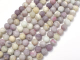 Matte Lilac Jasper Beads, Pink Tourmaline Beads, 8mm (8.6mm)-BeadBasic