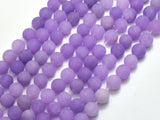 Matte Jade - Lavender, 8mm Round-BeadBasic