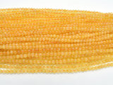 Citrine Beads, 4mm (4.7mm), Round