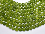 Jade - Green 12mm Heart Beads-BeadBasic