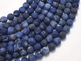 Matte Sodalite Beads, Round, 8mm