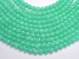 Jade - Green 8mm Round Beads-BeadBasic