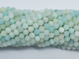 Matte Amazonite 4mm Round Beads-BeadBasic