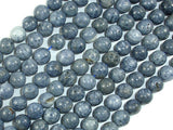 Blue Sponge Coral Beads, 8mm Round Beads