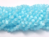 Selenite - Blue, 6mm (6.5mm) Round-BeadBasic