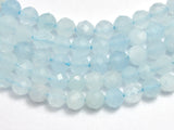 Aquamarine Beads, 3.5mm Micro Faceted-BeadBasic