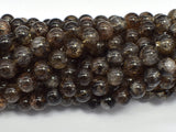 Black Gold Super Seven Beads, Rutilated Quartz, 8mm (8.7mm)-BeadBasic