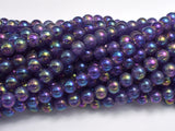 Mystic Coated Amethyst 6mm (6.5mm) Round-BeadBasic