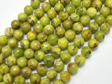 Green Opal 8mm Round Beads, 15.5 Inch-BeadBasic
