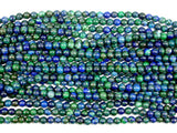 Azurite Malachite Beads, 4mm (4.6mm) Round