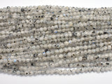 White Moonstone Beads, 4mm (4.5mm) Round-BeadBasic